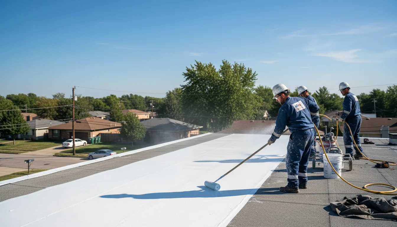 Commercial roof coating in Topeka, KS near me
